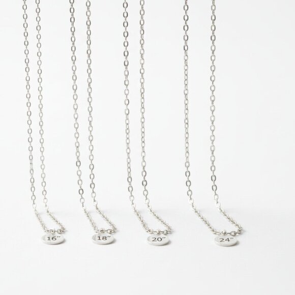 Jūratė Amber Jewelry - Italian Sterling Silver Cable Chain